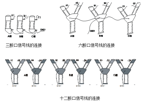 高壓開關機械特性測試儀接線方式